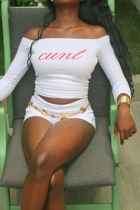 Cunt Top (white)
